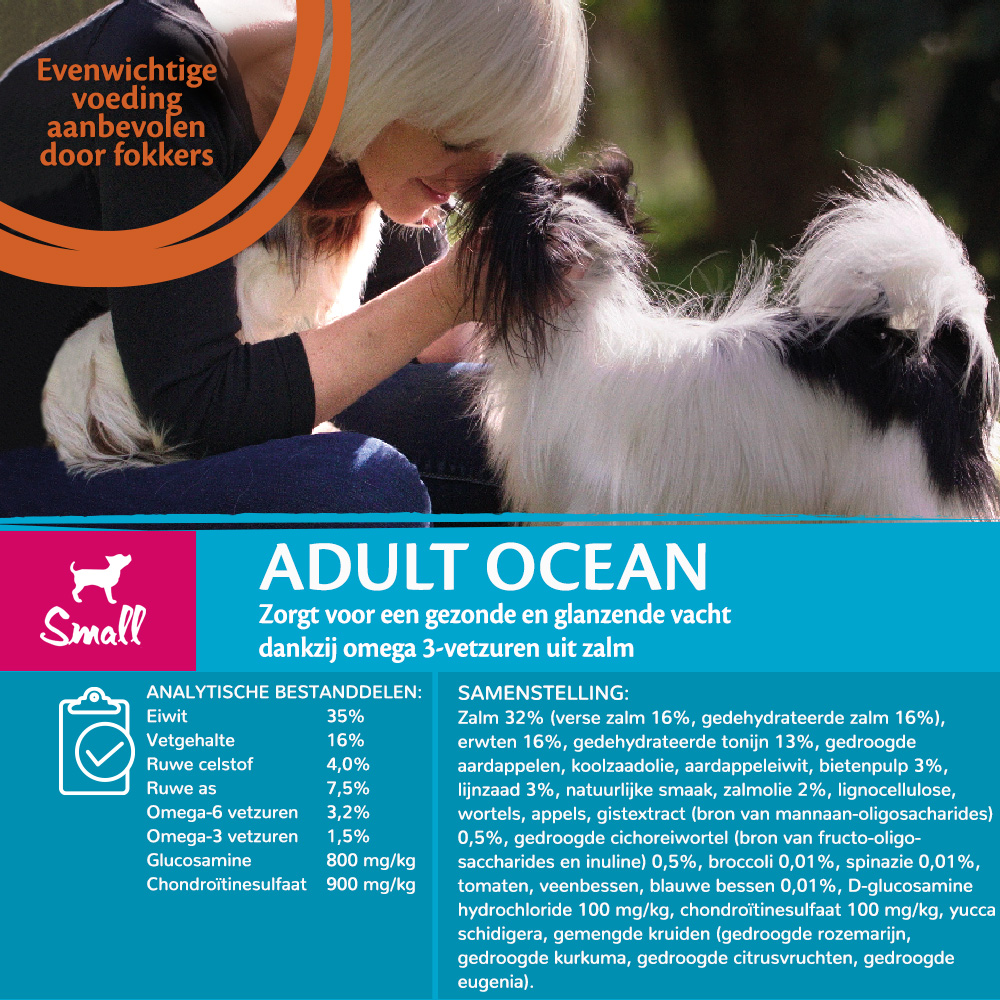 Wellness CORE_E-Com_Composition_Small Breed Adult Ocean_DUTCH